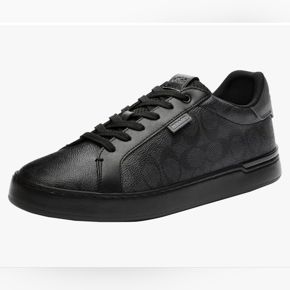 Coach Men Clip Signature Lowtop Sneaker Shoe Sz 7 - Picture 1 of 7
